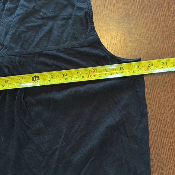 Lucky Brand beaded metallic bling tank top. Large. Black. Viscose. Geometric. - Picture 5 of 8